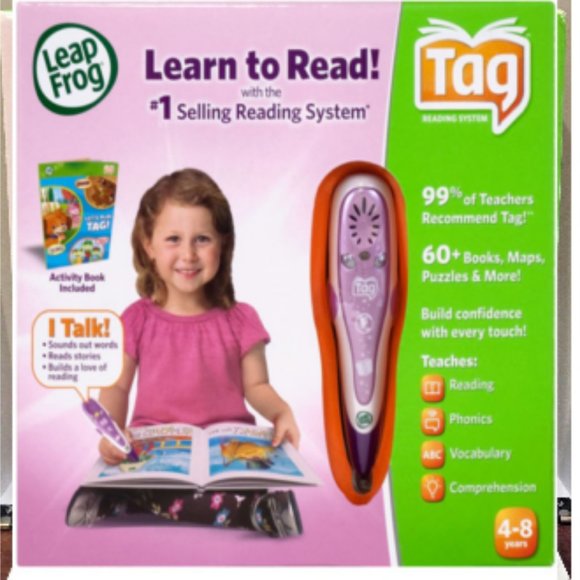LeapFrog TAG  Reading Learning System Book Included  Purple NEW - Picture 8 of 14